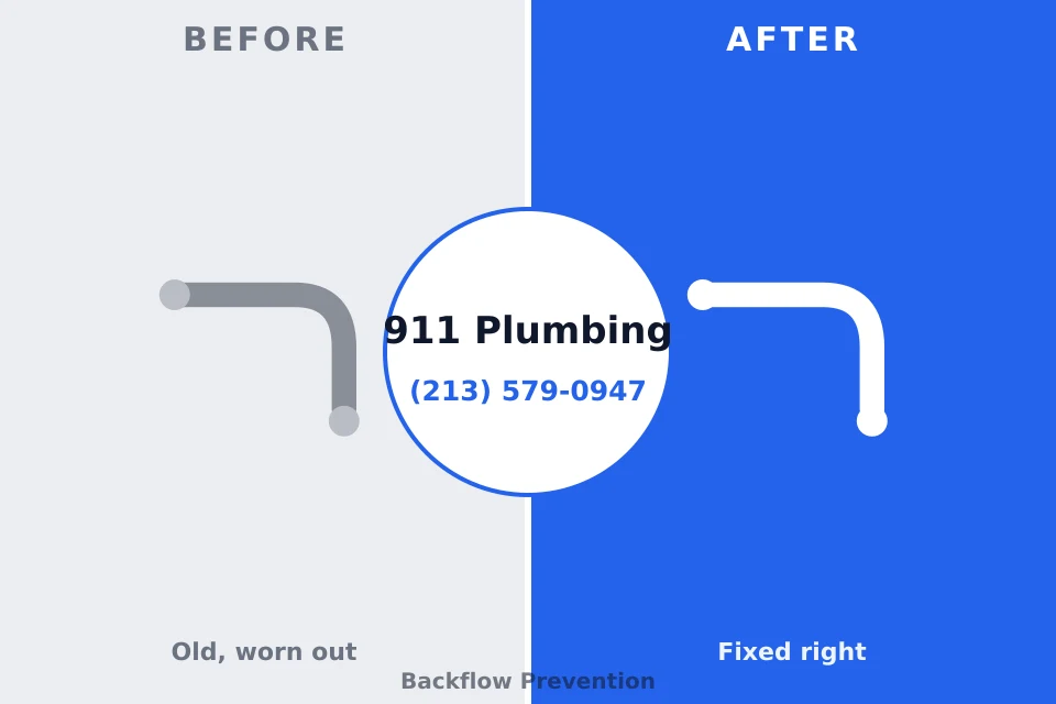 Before and after: plumbing repair Wauwatosa, WI